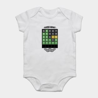 Guess the Word - Wordle Baby Bodysuit